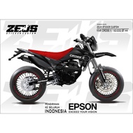 Decal Sticker - Decal Sticker cross x 150-200 gt Zeus SC 44