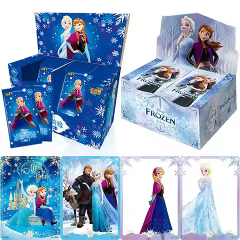 KAYOU Genuine Disney Frozen Collection Cards Movie Anime Peripherals SSR Elsa Olaf Anna Flash Cards 