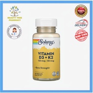 Solaray Vitamin D3 + K2 (Bone Strength) vegecaps