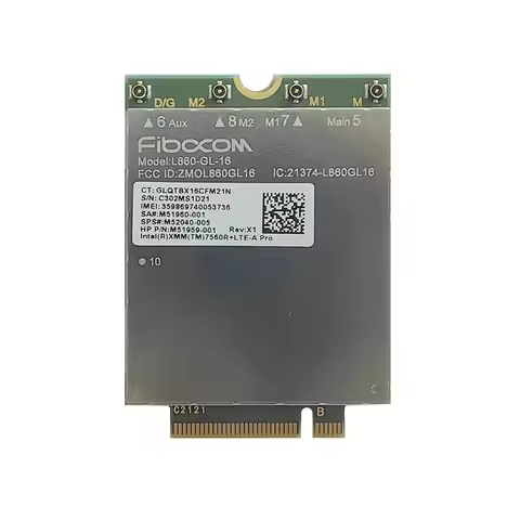 Fibocom L860-GL-16 LTE Cat16 XMM 7560R+ LTE-A Module For HP Laptop Elitebook 630 640 645 650 655 830
