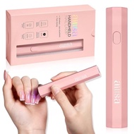 AILLSA Mini UV Light for Nails, Fast Drying Handheld LED Nail Lamp Small UV Gel Light Cordless Flash