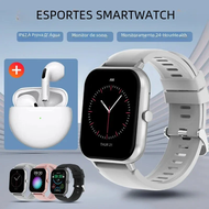 นาฬิกาชุดหูฟังบลูทูธ2024สำหรับ Huawei Xiaomi Smart Watch ผู้หญิงอัตราการเต้นหัวใจบลูทูธกันน้ำน้ำตาลในเลือดนาฬิกาอัจฉริยะผู้ชาย