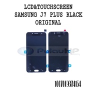 LCD TOUCHSCREEN SAMSUNG J7 PLUS BLACK ORIGINAL [Buruan]