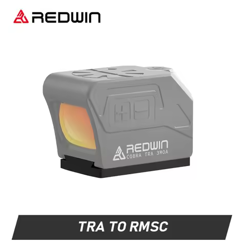 Red Win TRA Mount Plate Adapter T6061 Aluminum for mounting Cobra TRA Red Dot Sight on Optics Ready 