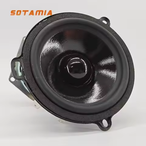 SOTAMIA 2Pcs 3 Inch Bullet Full Range Audio Speaker 4 Ohm 25W Waterproof Coated Sound Basin for Harm