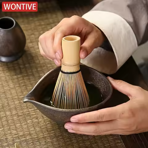 1pc Coarse Pottery Matcha Chawan Tea bowl Accessories Japanese Matcha Mixing Bowl Kitchen Tools Matc