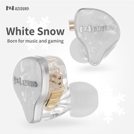 HZsound  Snow White white snow  HIFI High-fidelity single dynamic coil gaming headset with microphon