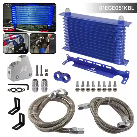 Oil Cooler Kit 10/13/15 Row AN10 for Chevrolet Corvette C6 C5 C7 LS1 Camaro & Firebird Cadillac CTS-