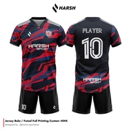 JERSEY FUTSAL BOLA CUSTOM FULL PRINTING BAJU FUTSAL FREE NAMA