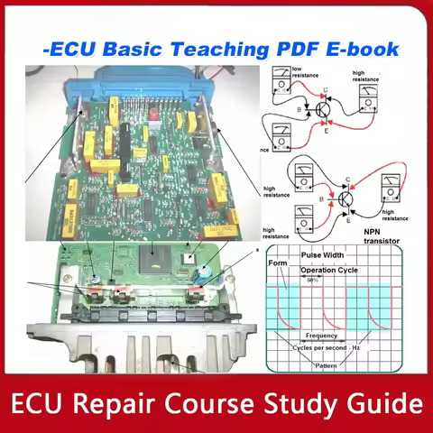 ECU Repair Course Study Guide ECU Basic Teaching PDF E-book PDF File For EPROM TEST Progranmming SMD