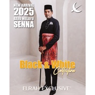 2025 BAJU MELAYU SENNA ELRAH EXCLUSIVE :  BLACK & WHITE CATALOGUE