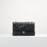 Chanel cf25 黑銀羊