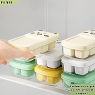 PEARL Ice Cube Mold, 8 Cubes Each Easy Release Ice Cube Trays,  Mini with Lid Freezer Storage Box Ki