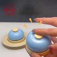 Hand Ringing Bell Answering Bell Front Desk Serving Game Bell Board Accessories Toy Z6b6
