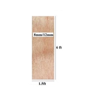 [1 ~ 2ft x6ft] Papan Plywood / Solid Plywood 8mm 12mm
