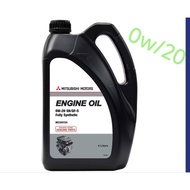 0w/20 mitsubishi engine oil/minyak enjin fully synthetic
