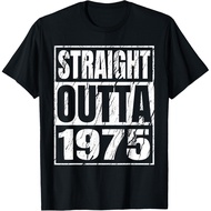 Men's cotton T-shirt Straight Outta 1975 Retro Birthday Idea Born in 1975 Vintage T-Shirt