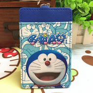 (Many Designs) Ezlink ID Travel Card Holder / Cartoon Credit Card Cardholder with Keychain Key Ring (No Lanyard) #Doraemon