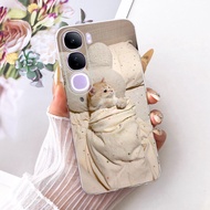 เคสสำหรับ Vivo Y200 5G เคส Vivo V40ไลท์ V2417ปกลายดอกไม้หลากสีนิ่มบางเฉียบเคสสำหรับ Vivo โทรศัพท์ Vi