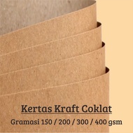 (15 sheets) Brown Kraft Paper Plano Size 90x120 150 gsm 200 gsm/ 300 gsm/ 400 gsm Paper Stationery
