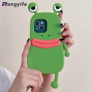 Cute Frog Silicone Casing For Samsung Galaxy S24 Ultra S24+ M54 M34 A55 A35 A15 S23 FE A05 A05S M14 