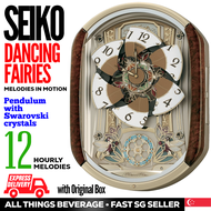 Seiko Dancing Fairies Melodies In Motion Wall Clock - EXPRESS Delivery 1 DAY