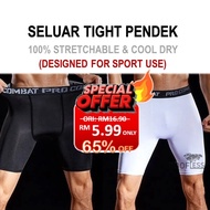 ROOFLESS Tight Pant Man Seluar Tight Lelaki Running Tights Men Seluar Tight Putih Compression Pants 