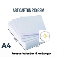 Art Carton 210 gsm A4 contains 50 sheets Art Carton Paper 210 Gsm A4