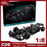 F1 Me&rce&des A&M&G 1:8 1642pcs Car Building Blocks - Technic Formula 1 Model Kit for Collection & G