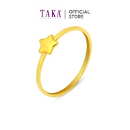 TAKA Jewellery 916 Gold Ring Star