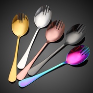 Stainless Steel Restaurant Hotel Buffet Spoon Service Public Dishes Fork Spoon Spoon Salad Spoon For