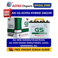 Aki GS ASTRA Hybrid 34B19R Mobil Avanza Xenia Rush Terios dll