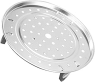 Cabilock Stainless Steel Steamer Rack Round Cooling Rack for Cooking Baking Pressure Cooker Canner Canning Rack Steamer Insert Stock Pot Steaming Tray Stand 26cm