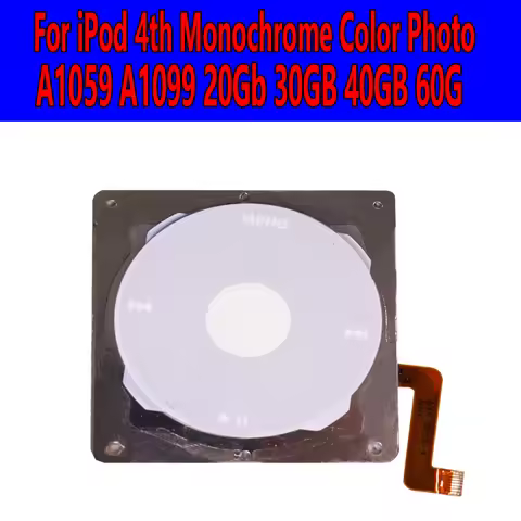 Silver A1059 A1099 20GB 30GB 40GB 60GB 632-0258-A Clickwheel Button Flex Ribbon Cable for iPod 4th M