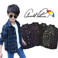 KEMEJA Original Arnold Palmer Flannel Boys' Shirt with Cool Motifs, Premium Material