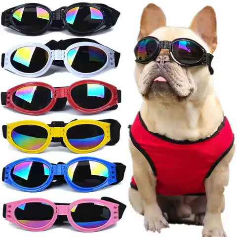 6 Colors Fold Pet Dogs Glasses Prevent UV Pet Glasses for Cats Dogs Fashion Sunglasses Dogs Goggles 