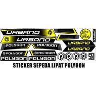 (0_0) STICKER VARIASI UNTUK SEPEDA LIPAT POLYGON ("_")