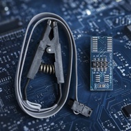 Test Clip Sop8 Soic8 CH341 Eeprom flash Bios Ch341A 24 25 USB programmer Flash clamp tool
