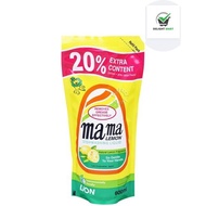 Mama Lemon Dishwashing Liquid Refill Natural Lemon 600ml