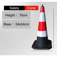 Safety Cone Road Cone Traffic Cone PVC Reflective Sticker Heavy Duty Safety Cone