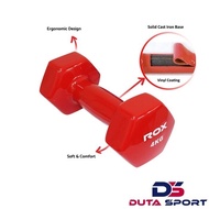 ROX Mini Vinyl Barbell 4 Kg Neoprene Dumbbell Barbell Dumbbell