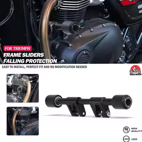 Frame Sliders Crash Protector For Triumph Bobber Bonneville T100 T120 Speed Twin 900 1200