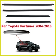 ☸ ✼ ◵ 4PCS Fortuner Weather Strips Door Weatherstrip Window Seal Car Window Moulding Trim Seal for