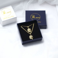 ANTA Jewelry ATJ3074 luxury 4-leaf clover flower pendant necklace