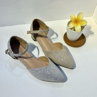 HEELS BONNIE 6152-87 HEELS BONNIE TUMIT 1 INCH HALF WANITA SHINEE Elmo