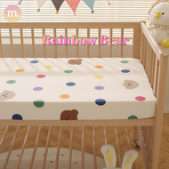 Premium Quality 100% Cotton Baby Fitted Mattress Cover (120cm x 60cm) Cadar Tilam Baby 婴儿纯棉床笠