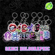 COOL HOLOGRAPHIC KEYCHAIN LATEST VIRAL HOLOGRAPHIC KEYCHAIN
