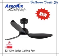 AEROAIR 52" DIM Series Ceiling Fan With 3 Tone LED (NEW MODEL)