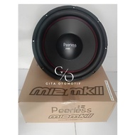 subwoofer mobil 12 inch peerless m12mk2 double coil by cello technology berkualitas