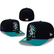 6T3307 Mariners Brewers Angels Blue Jays Cardinals Baseball cap Fully Sealed Cotton SIZE CAP Unisex 